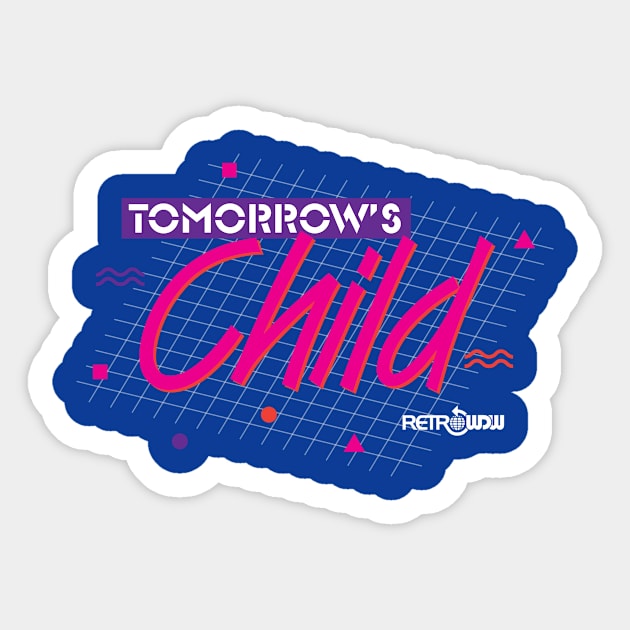 Child of Tomorrow Sticker by RetroWDW